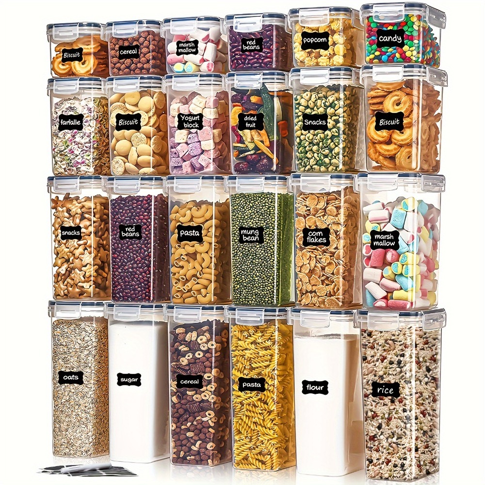Meal Prep Containers Xl - 24 pièces de contenants de stockage