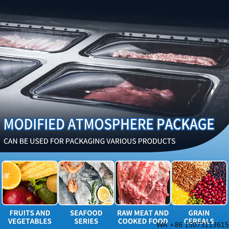 Meal Prep Seafood - Emballage sous vide MAP entièrement automatique