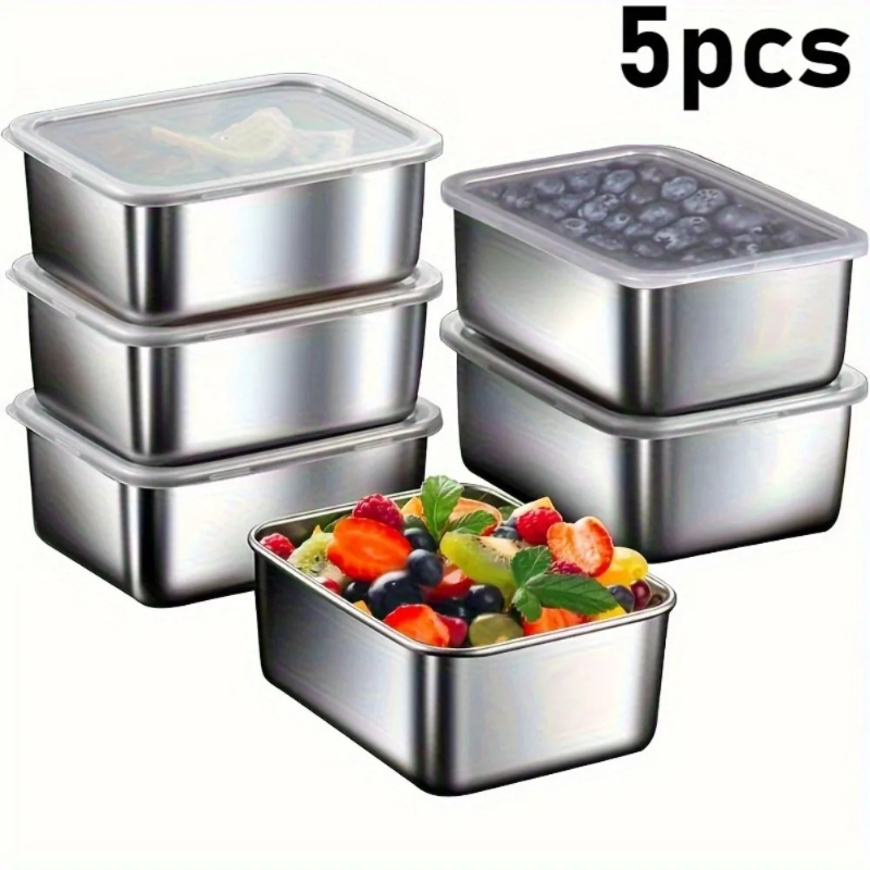 Meal Prep Containers Xl - Ensemble de 3/5/8 contenants de stockage