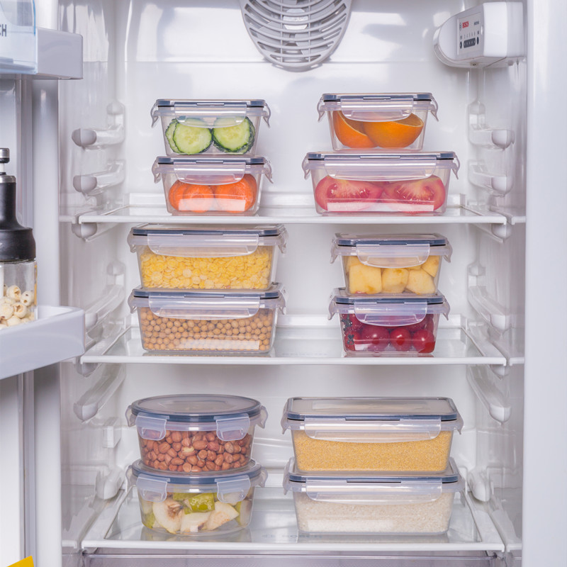 Meal Prep Containers Xl - Récipients alimentaires avec couvercles hermétiques, récipient