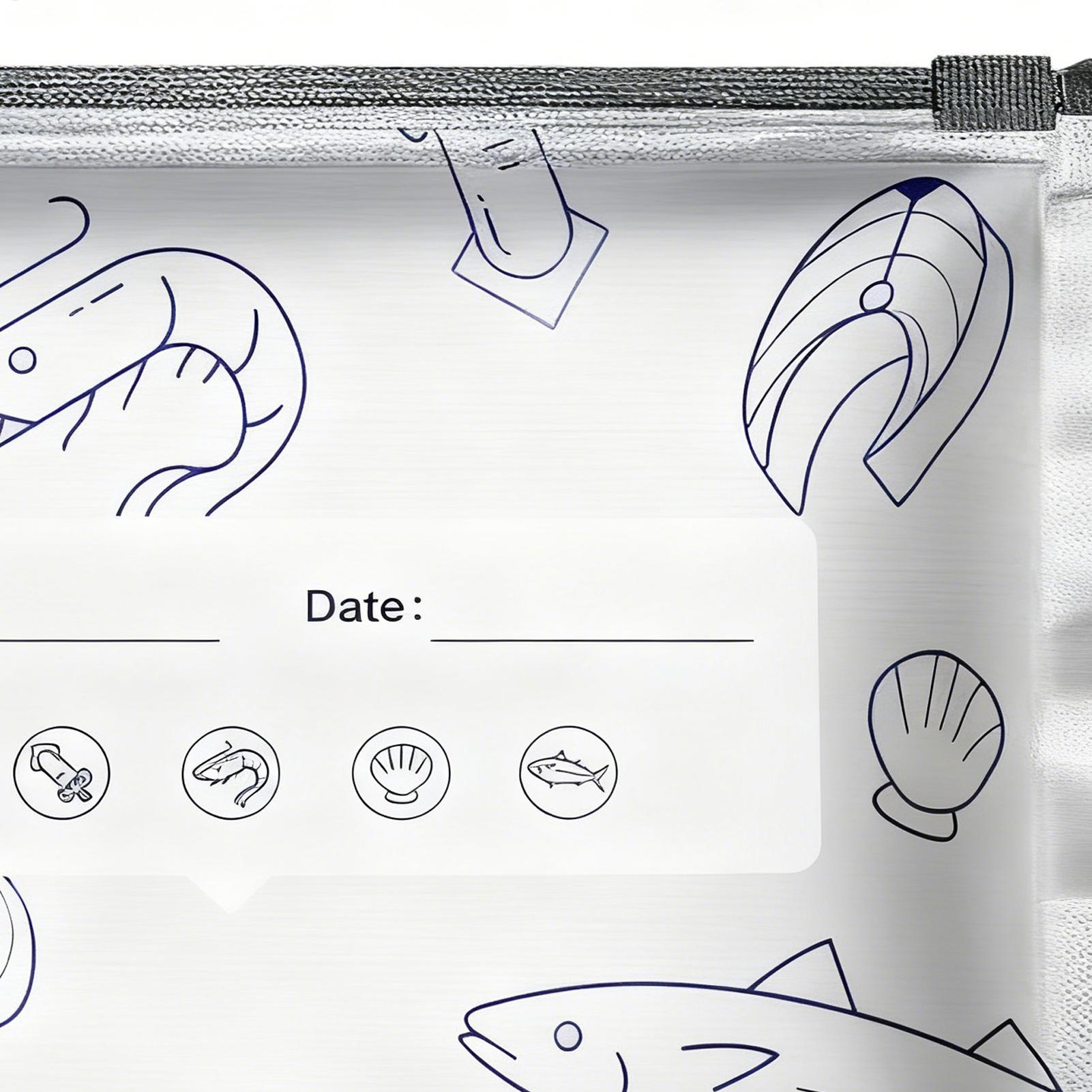 Sacs de rangement en papier d' - Meal Prep Seafood avis et prix
