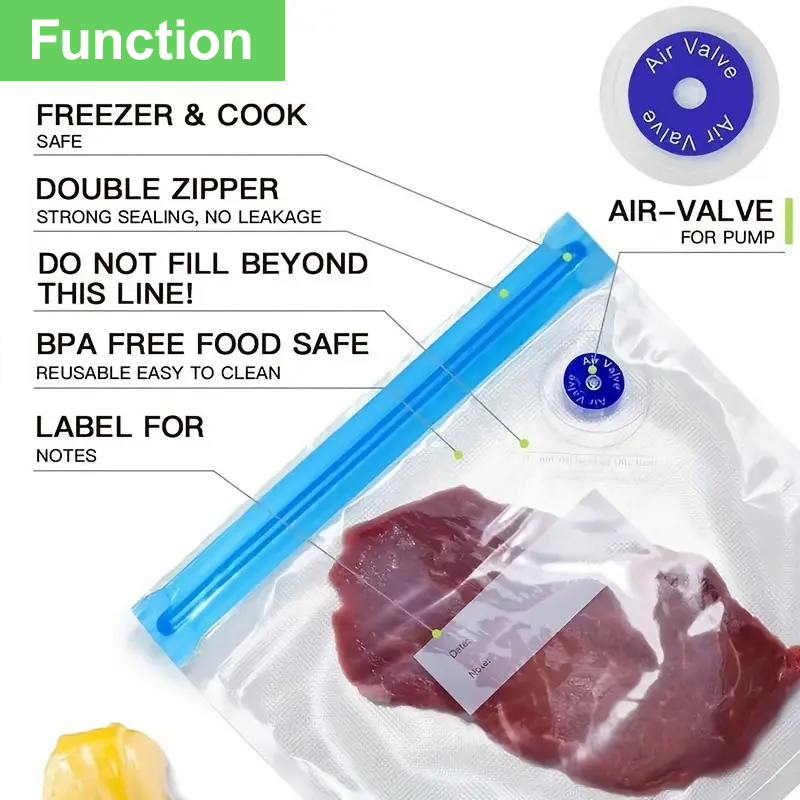 Sacs de scellage sous vide réu - Meal Prep Seafood avis et prix