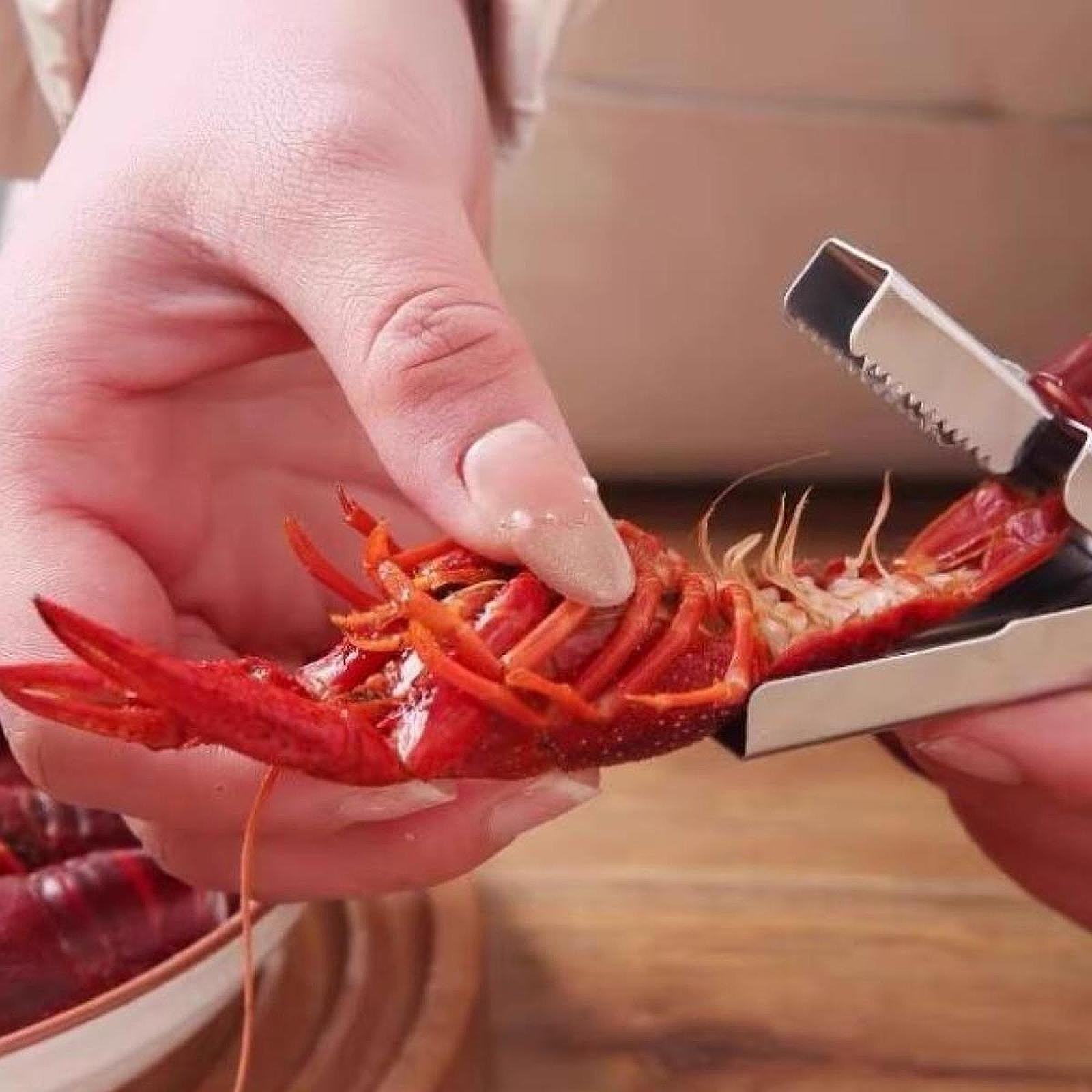 Éplucheur de crevettes en acie - Meal Prep Seafood avis et prix