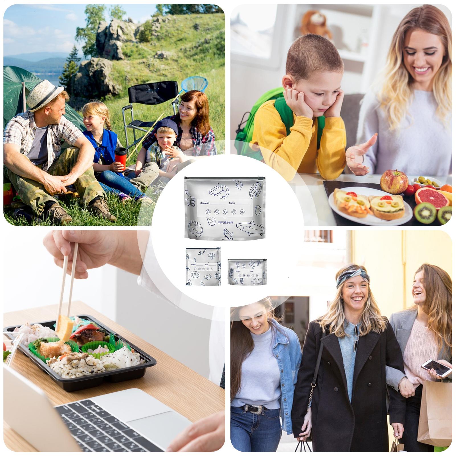 Sacs de rangement en aluminium - Meal Prep Seafood avis et prix
